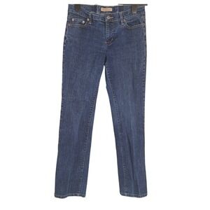 Tommy Jeans Womens Size 9 Dark Wash‎ Straight Leg Denim Blue Jeans Stretch Y2K